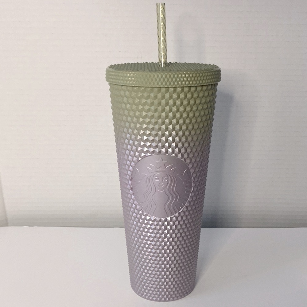 Starbucks 24 oz. Bling Cup – Green to Lavender Ombre